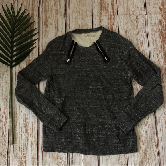 J Brand Sweaters - J Brand Zipper Detail Crewneck Sweater Size Medium